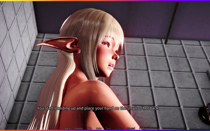 3D cartoon porn: 裂隙中的房子 34 - 淋浴中的性爱