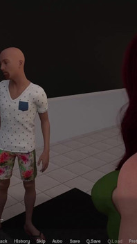 바람피는 빨간 머리 섹시녀??? - 집에서 멀리 - 3D XXX 게임 플레이 비디오