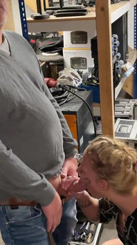 Sweet Teen Fucked in the Workshop!