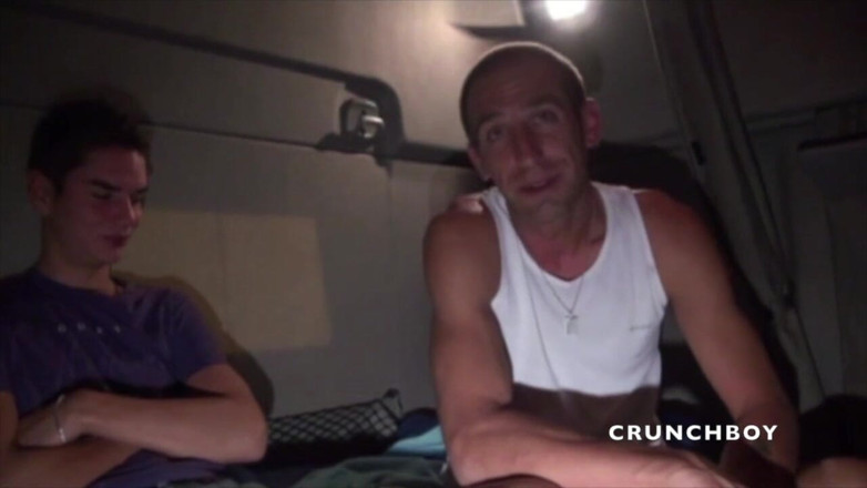 Crunch Boy: Twink sexy fucked by XXL cock straight in trucker in...