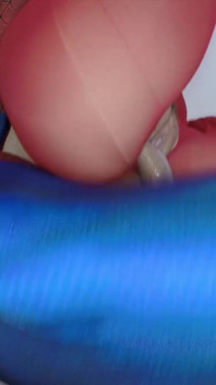 Sonya Durganova - flashgirl em 2 camadas de meia-calça de nylon