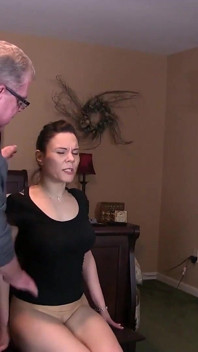 Spanking Is a Serious Business: Audrey Spanked for Lateness