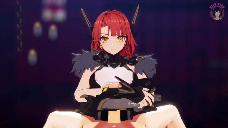 Velvixian: Tette della dominatrice che scopano sotto i vestiti