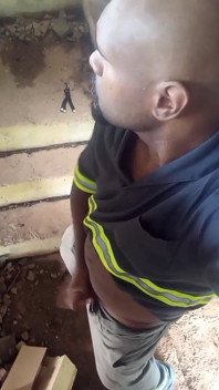 On the Building's Stairs, Hitting One