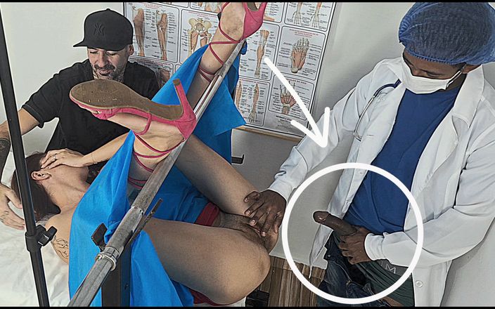 FannySquirting: 医生在考试椅上操戴绿帽子的妻子！