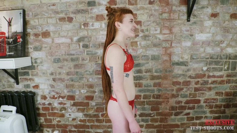 Test-Shoots: Emo Tattooed Teenager Bryla in Nude Video Casting Interview