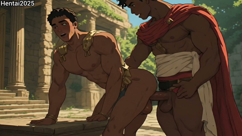 Hentai2025: Romalı Asker Ve Gladyatör Çizgi Film Hentai Animasyonunun Zenci Derlemesi
