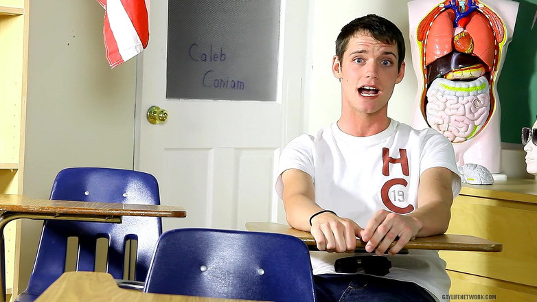 Teach Twinks: Wild Cutie Caleb Coniam Chats