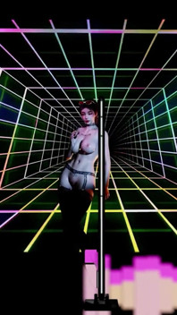 Beauty bar danseres - 3D-animatie