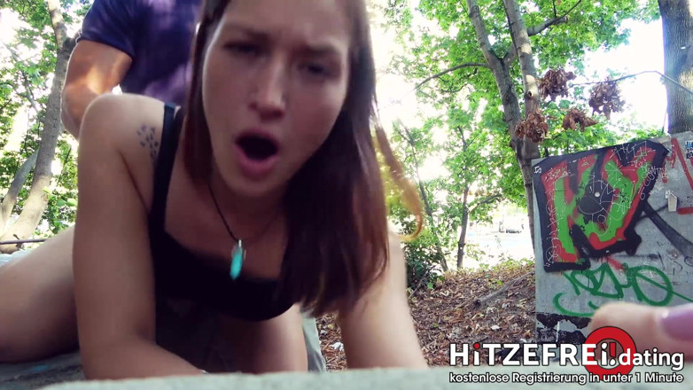 Hitzefrei: Hot teen ass! Mina's first outdoor fuck-date! Part 1