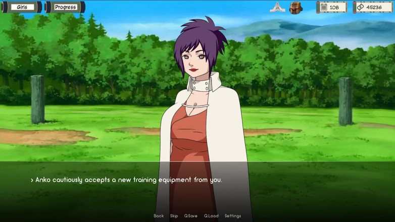 LoveSkySan69Real: Kunoichi Trainer - Тренер Наруто [v0.20.1] Часть 106 Спорт обнаженной Anko от LoveskySan69