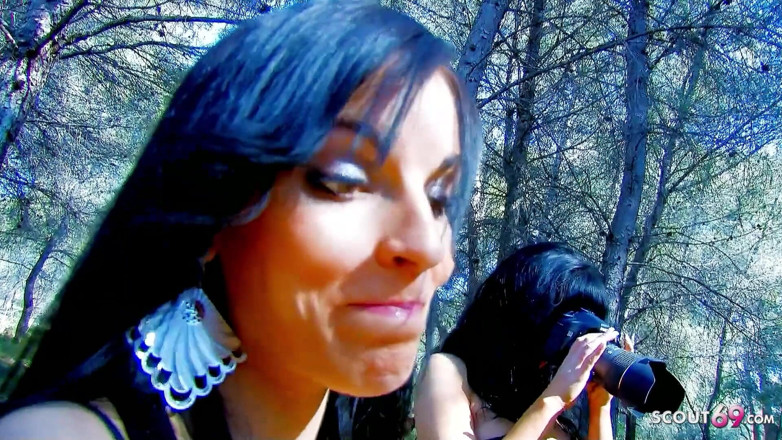 Full porn collection: Sexy milf Lola geneukt door stiefzoan met grote pik buitenshuis