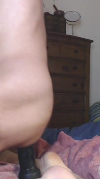 Multiple Anal Orgasms and Cum From Vibrator Dildo