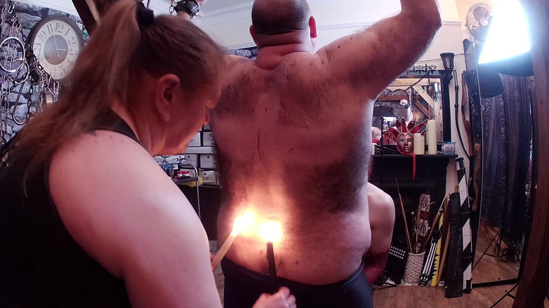 Aaexperinces trans: Część 2: - Fire Play z Domina Satana &amp; Lanista Bear