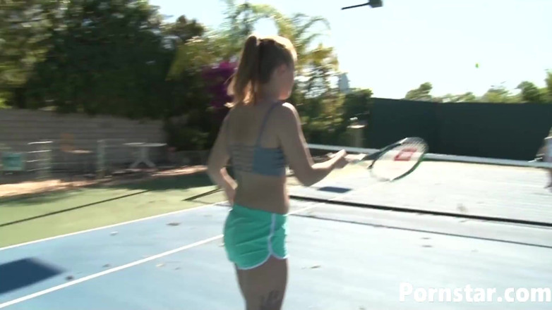 Pornstars: April Brookes gets a poolside education from her stepmom