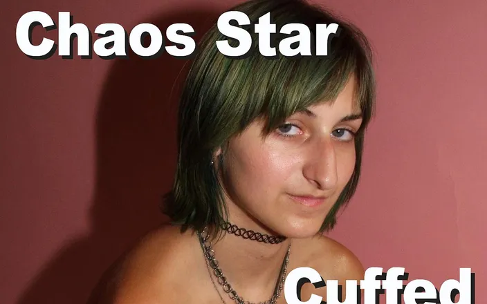 Picticon bondage and fetish: Chaos Star Cuffed Gagged Vibrator Climax CHA7CF