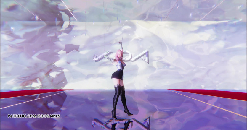 3D-Hentai Games: KDA - altro spogliarello Ahri Akali Evelynn Kaisa Kda Seraphine tutto...