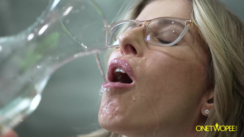 Jerky Wives: Cory Chase in My First BBC Pee Swallow