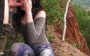 Afemeria: Thổi kèn sâu gợi cảm trong rừng với xuất tinh...