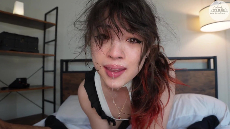 Andre Stone: Asian Teen Trans Hottie Cailey Katts Gets Fucked Deep &amp; Bred