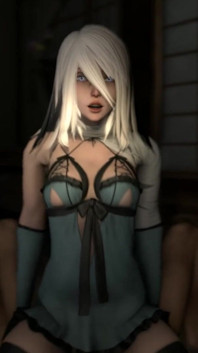 A2 Rides Cowgirl Nier Automata Parody