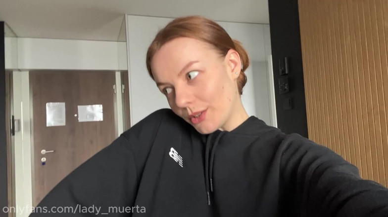 LadyInBad: POV Hot Redhead MILF Tease and Masturbates