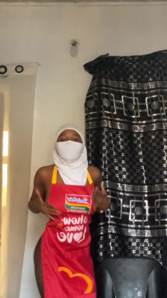 Slipperyblackgirl: Dancing Sexy Girl in a Lingerie