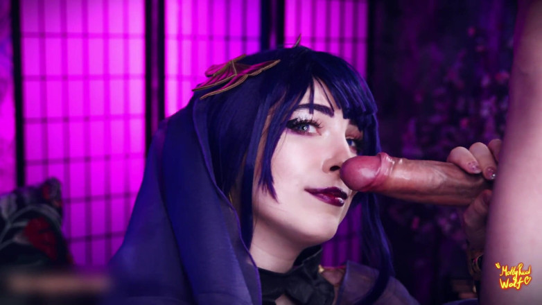 MollyRedWolf: Raiden shougun geheime questszene. 4k - Mollyredwolf