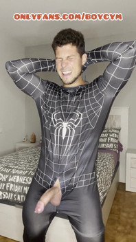 My Curve Cock Cums Spiderman