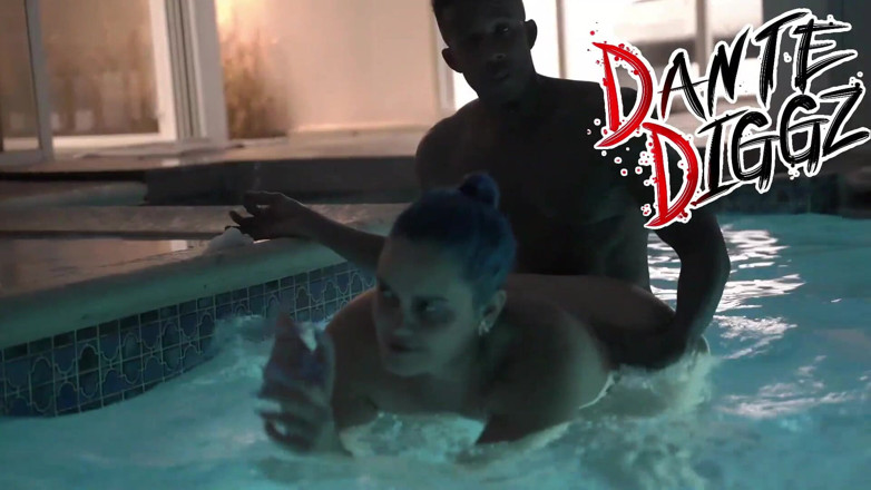Dante Diggz Media: Latina BBC Freak Jenny Picante Goes to a Pool Party...