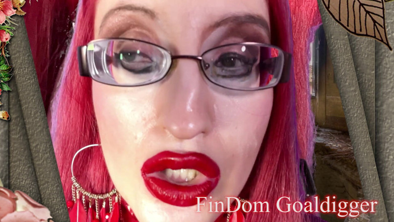 FinDom Goaldigger: Riesige augenbrille transformation
