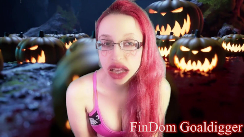 FinDom Goaldigger: आपका लंड हैलोवीन स्वीट्स में बदल जाएगा