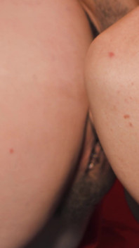 Dominant Red Whore Uses His Cock Then Kicks Him Out - Spit & Denial on Satin Bed
