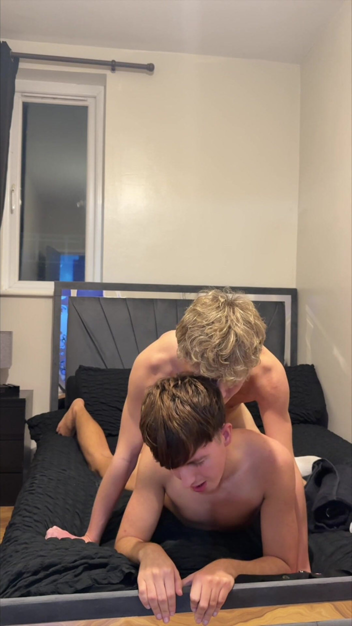 jakeandbailey: Bailey Fucks and Cums All Over Jake's Ass