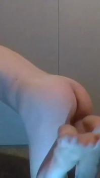 Showing off My Hungry Bootycheeks and Lickable Toes & Soles