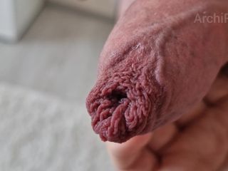 ArchiRusik: It's Beautiful! Two Foreskin in Cumshot, Powerful Cocks with Thick...