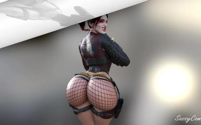 Sassy comics: Harley Quinn Anal Fucked by Joker's Massive Cock