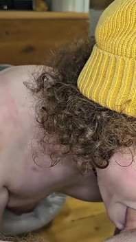 Trans Slut Deepthroats Big Dick and Swallows Cum