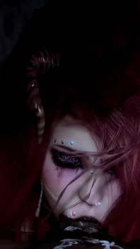 BBC. Halloween Red-haired Succubus Girl Swallows and Greedily Sucks Ricky Johnson's Big Black Cock