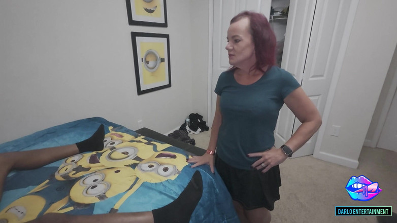 Darlo ent: Caught Masturbating by My Step-stepmom