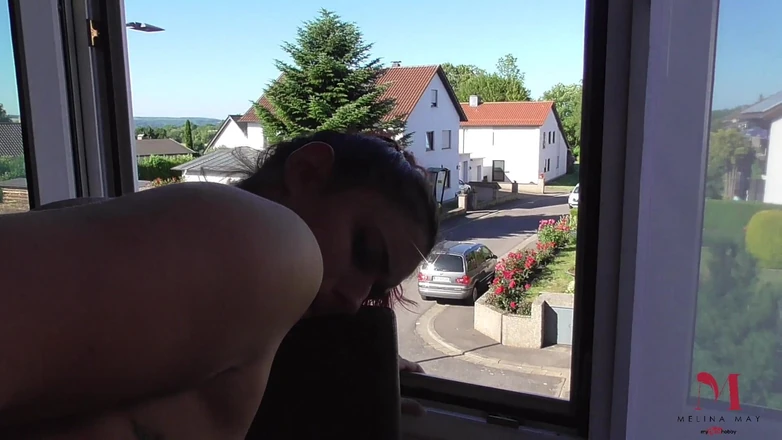 Melina May: Anal at the Window