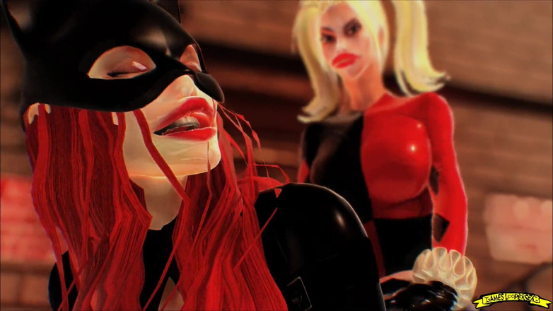 Gameslooper Sex Futanation: Harley Quinn's Neighborhood - Animering