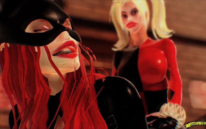 Gameslooper Sex Futanation: Harley Quinn का पड़ोस - एनीमेशन