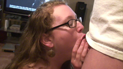 Pervy Studio: Girlfriend with glasses blowjob