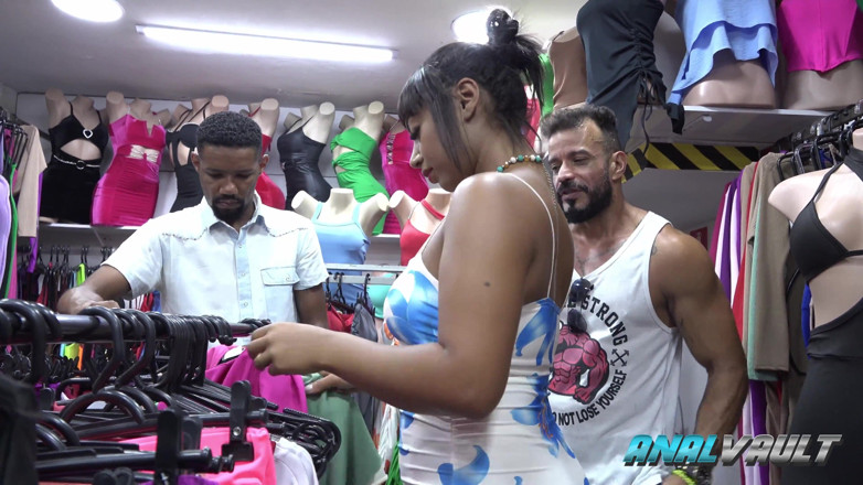 Anal Vault: Big Juicy Ass Dandara Moraes Takes Two Big Hard Cock...