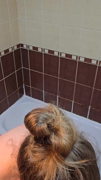 My Chubby Wife’s Shower Routine - Shaving & Feeling Fresh