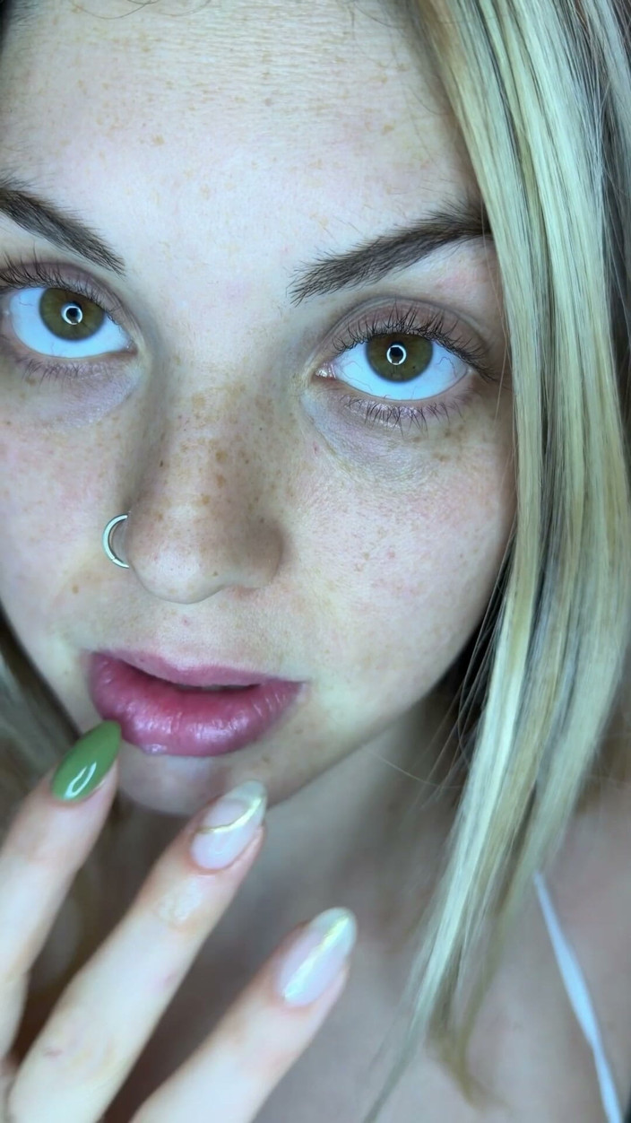 Keila Bassi: Messy Facial &amp; Cum Playing: Swallow &amp; Covered in Semen