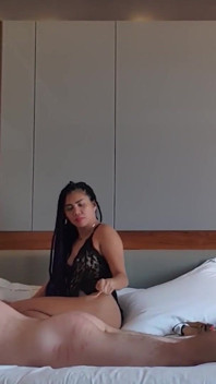 Asian Dominatrix Punishing Slave with Whip