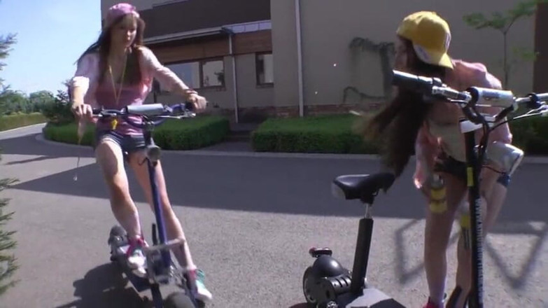 Double Trouble: Two babes get their asses owned by black bull