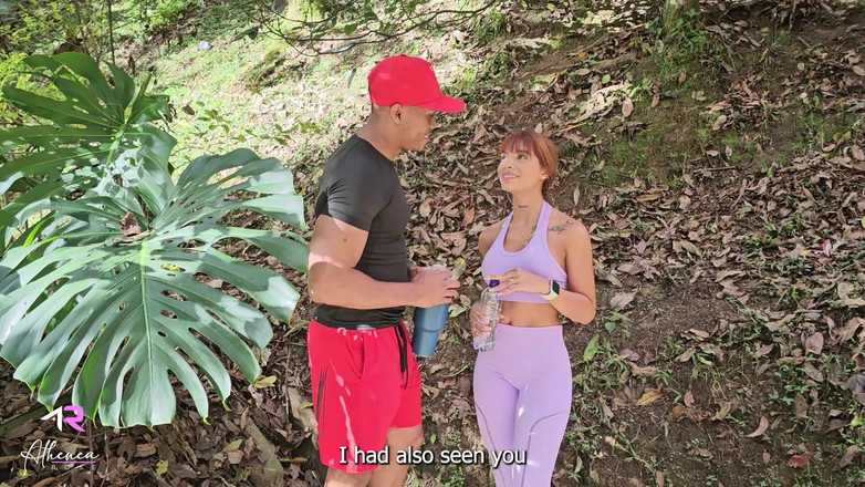 Athenea Rose: Petite Girl Fucks a Stranger BBC She Meets in the...